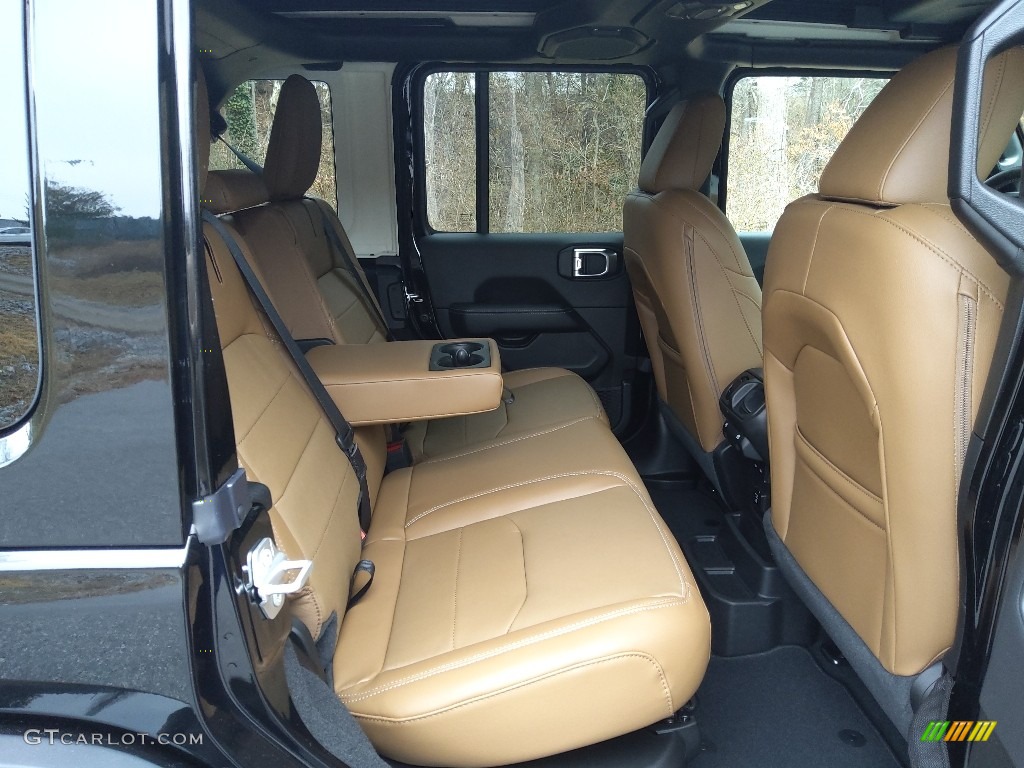 Black/Dark Saddle Interior 2022 Jeep Wrangler Unlimited Sahara 4XE Hybrid Photo #143660160