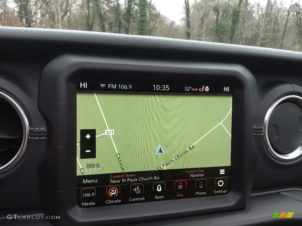 2022 Jeep Wrangler Unlimited Sahara 4XE Hybrid Navigation Photo #143660445