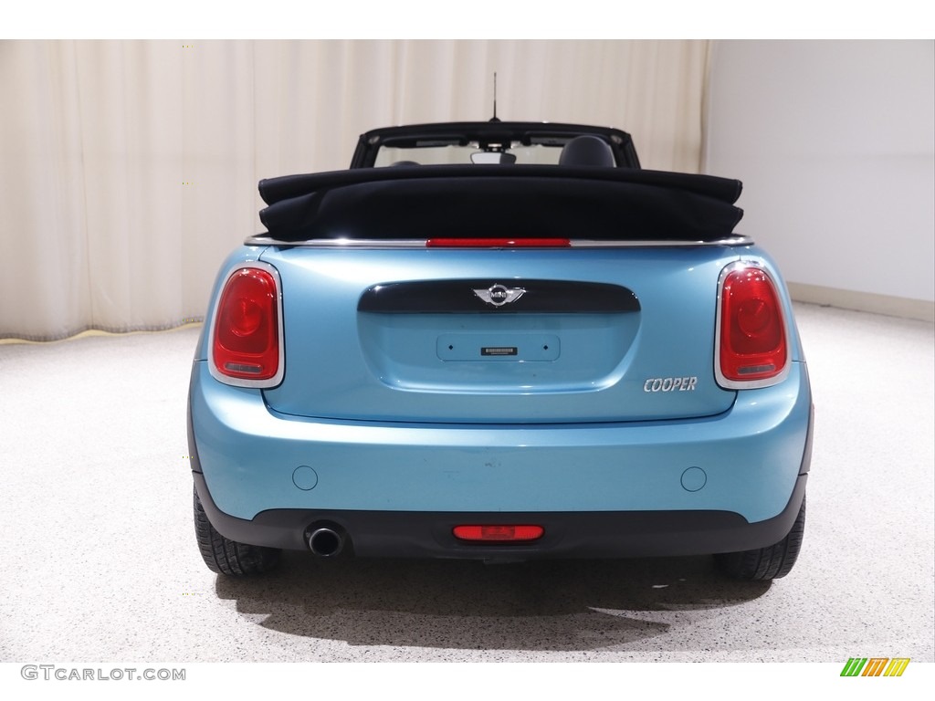 2016 Convertible Cooper - Caribbean Aqua Metallic / Carbon Black photo #17