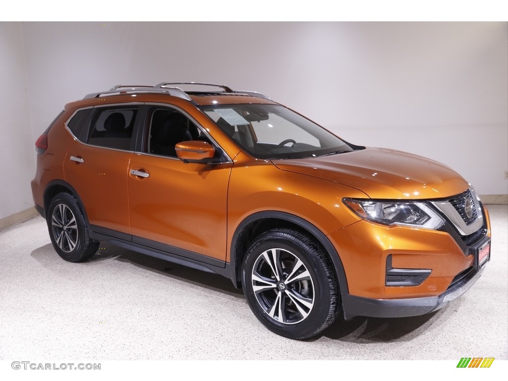 Monarch Orange Metallic 2019 Nissan Rogue SV AWD Exterior Photo #143660766