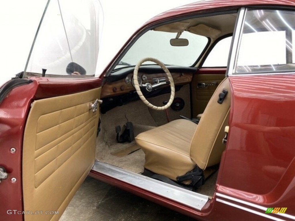 Tan Interior 1971 Volkswagen Karmann Ghia Coupe Photo #143660805