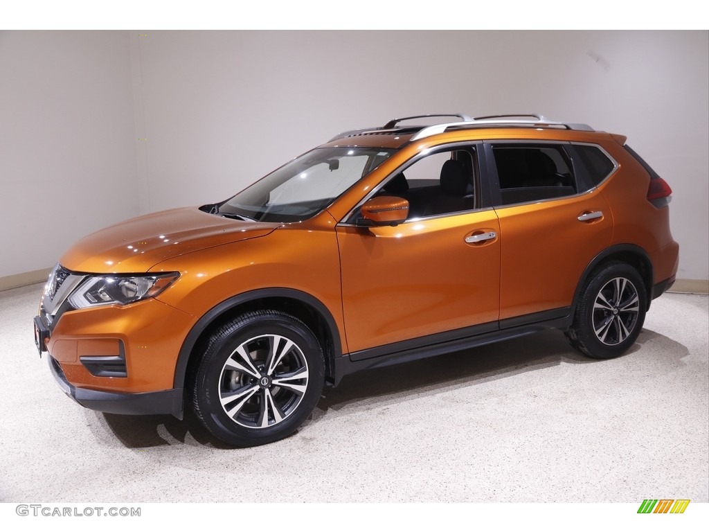 Monarch Orange Metallic 2019 Nissan Rogue SV AWD Exterior Photo #143660808