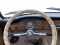 1971 Volkswagen Karmann Ghia Tan Interior Steering Wheel Photo