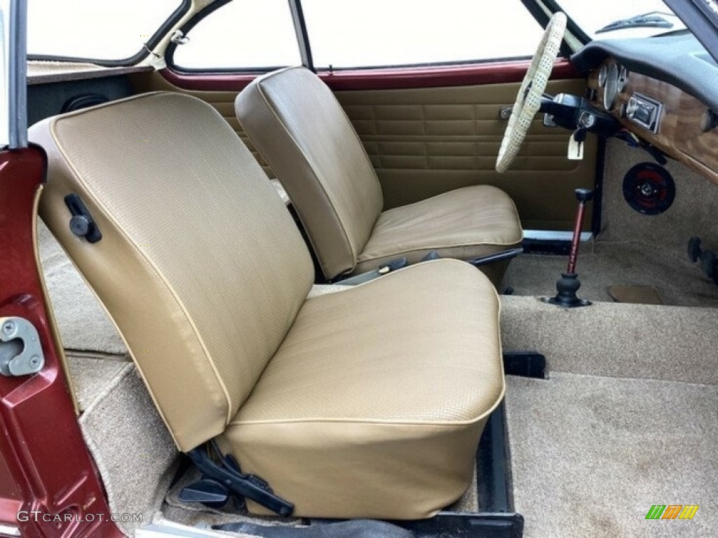 Tan Interior 1971 Volkswagen Karmann Ghia Coupe Photo #143660868