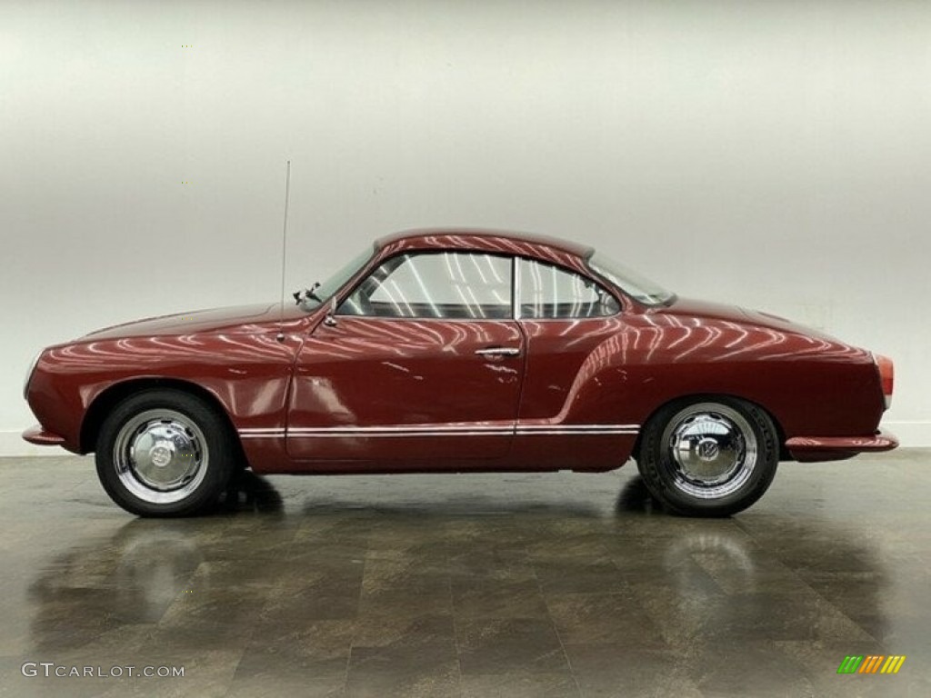 Dark Red 1971 Volkswagen Karmann Ghia Coupe Exterior Photo #143661155