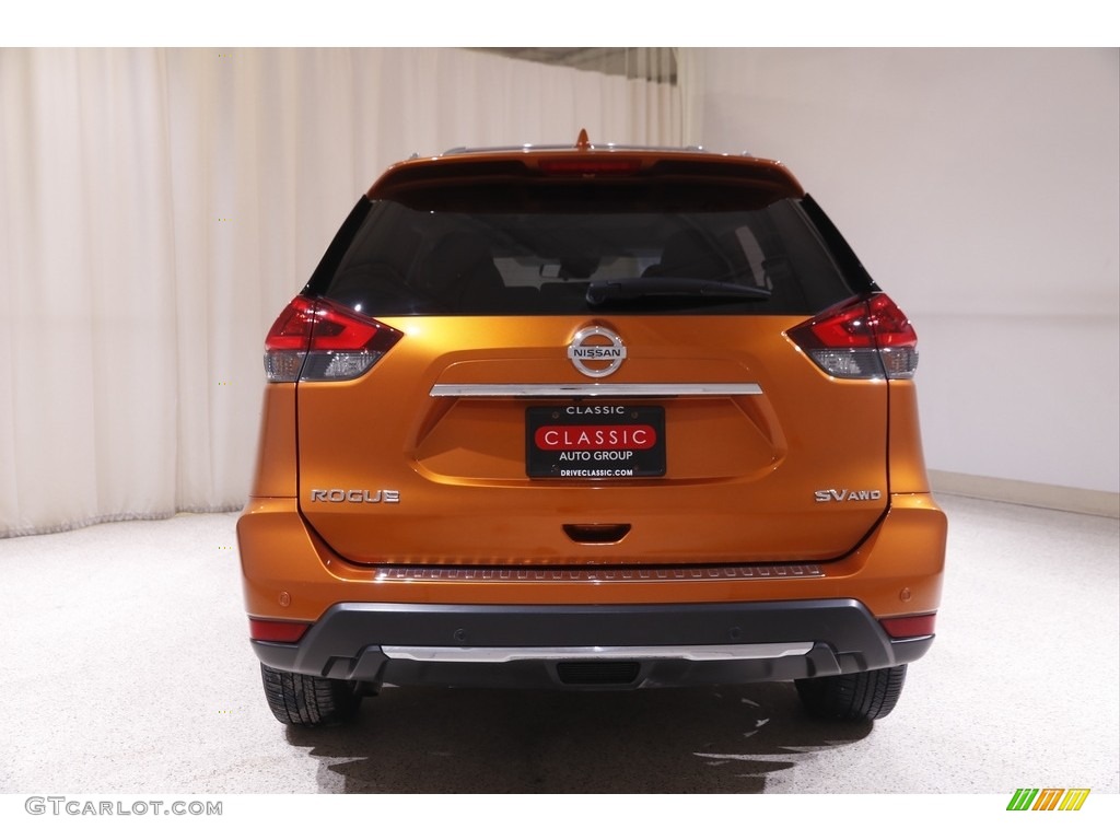 2019 Rogue SV AWD - Monarch Orange Metallic / Charcoal photo #19