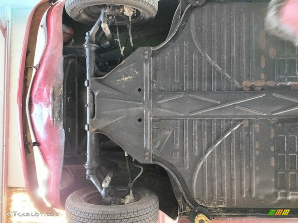 1971 Volkswagen Karmann Ghia Coupe Undercarriage Photo #143661333