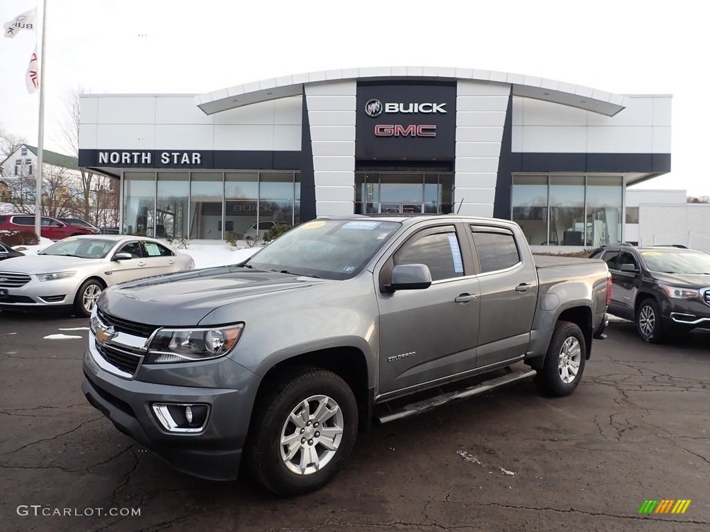 2019 Colorado LT Crew Cab 4x4 - Satin Steel Metallic / Jet Black photo #1