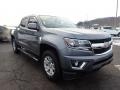 2019 Satin Steel Metallic Chevrolet Colorado LT Crew Cab 4x4  photo #4