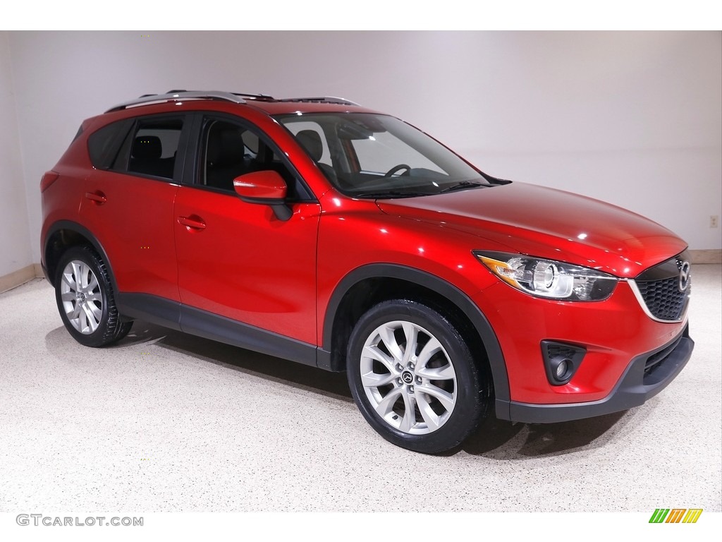 2015 CX-5 Grand Touring AWD - Soul Red Metallic / Black photo #1