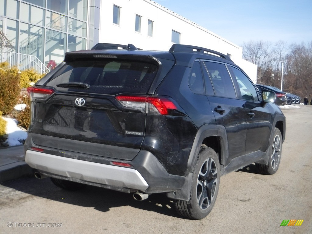 2019 RAV4 Adventure AWD - Midnight Black Metallic / Black photo #16