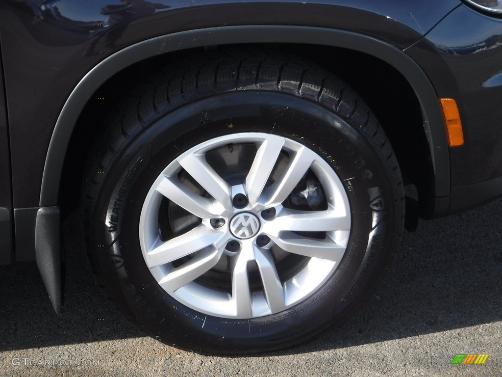 2016 Tiguan SE 4MOTION - Pepper Gray Metallic / Charcoal photo #3