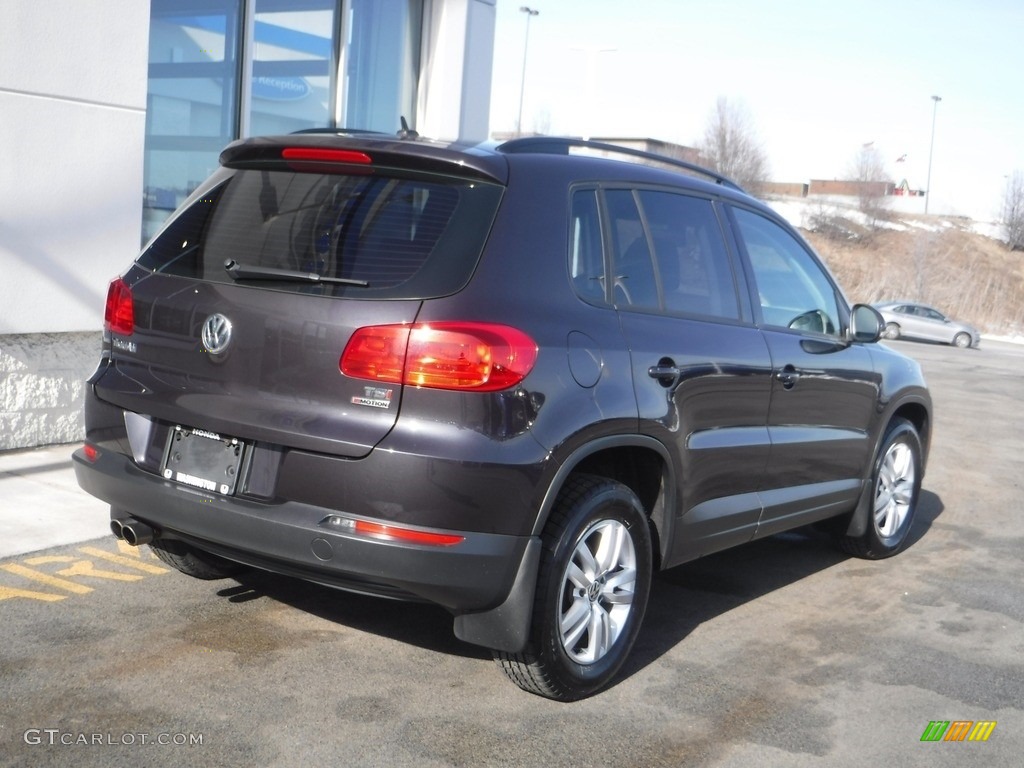 2016 Tiguan SE 4MOTION - Pepper Gray Metallic / Charcoal photo #9