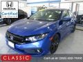 Agean Blue Metallic 2019 Honda Civic Sport Sedan