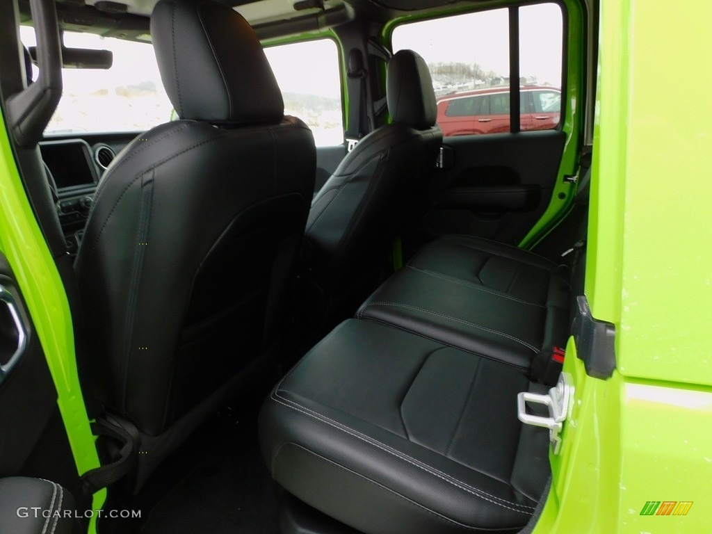 Black Interior 2021 Jeep Wrangler Unlimited Sahara 4xe Hybrid Photo #143667968