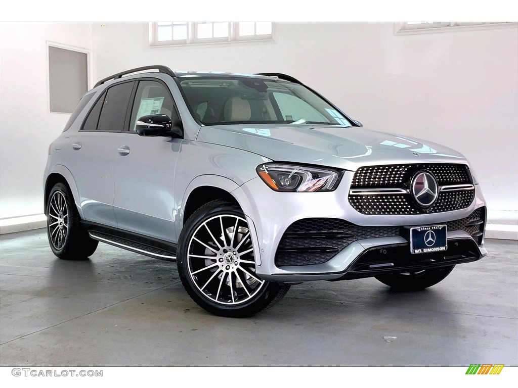 Cirrus Silver Metallic 2022 Mercedes-Benz GLE 350 Exterior Photo #143667998