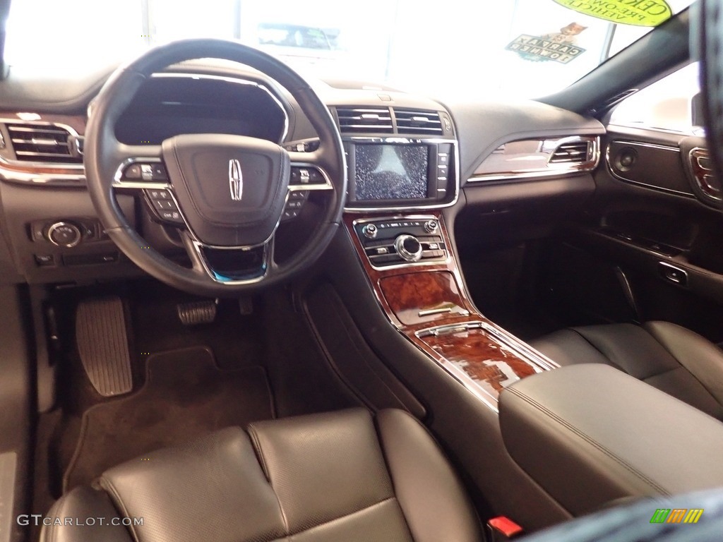 Ebony Interior 2020 Lincoln Continental AWD Photo #143668004