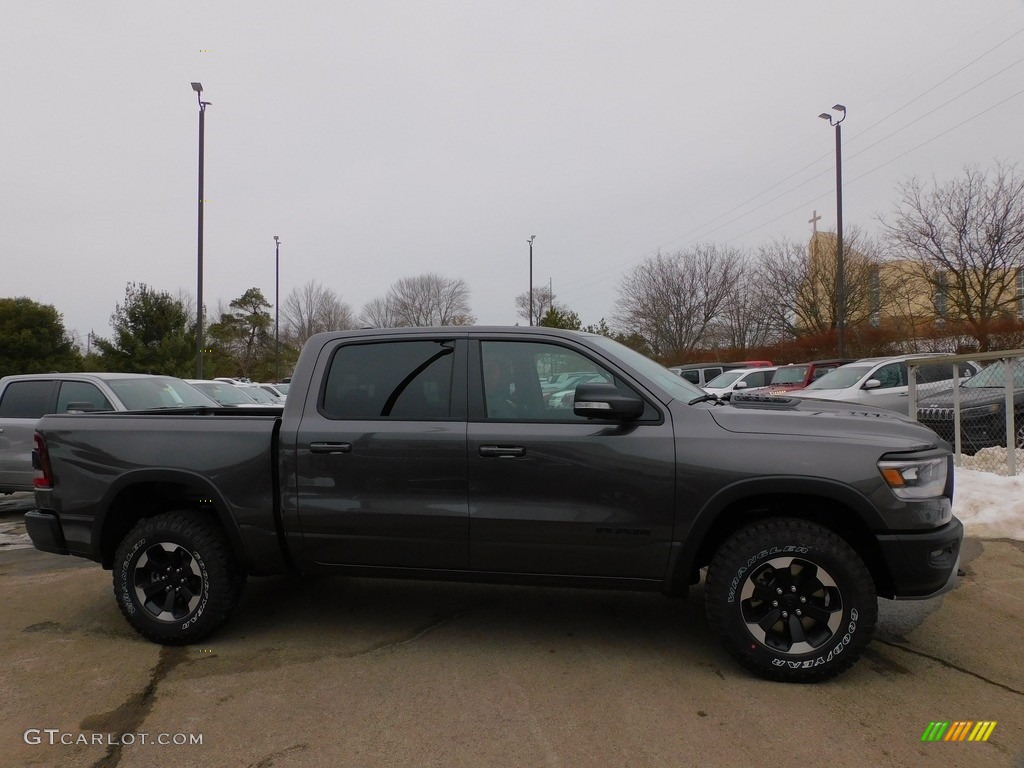 Granite Crystal Metallic 2022 Ram 1500 Rebel Crew Cab 4x4 Exterior Photo #143668214