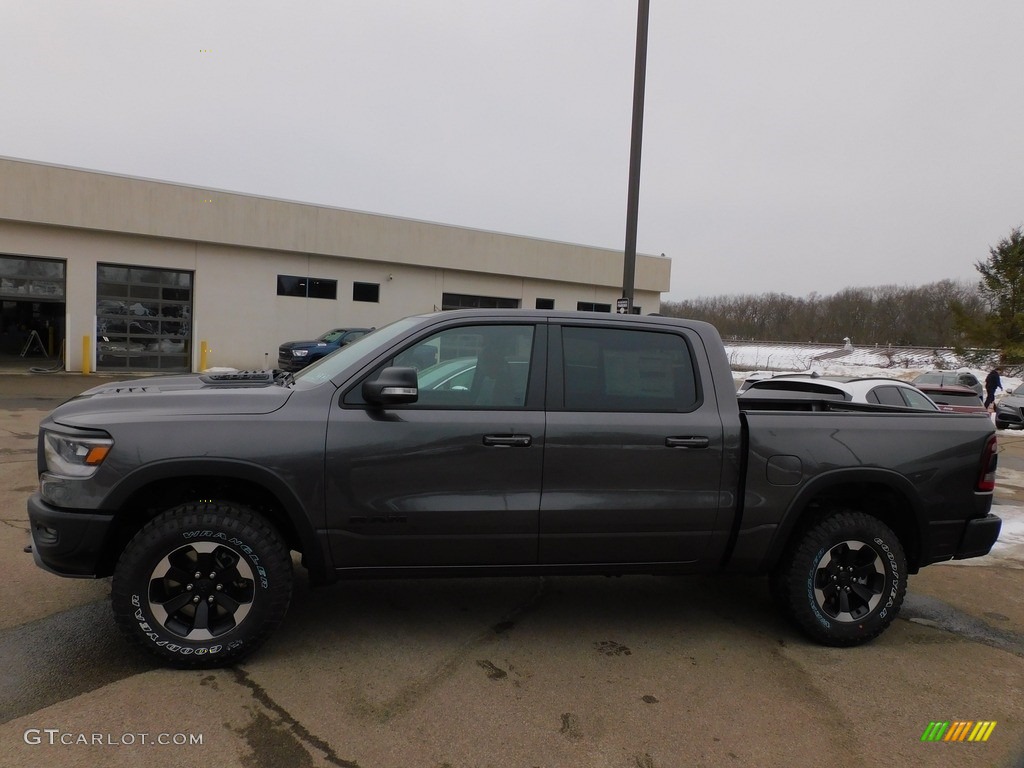 Granite Crystal Metallic 2022 Ram 1500 Rebel Crew Cab 4x4 Exterior Photo #143668322