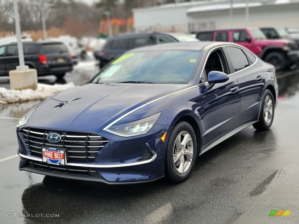 2020 Sonata SE - Stormy Sea / Black photo #1