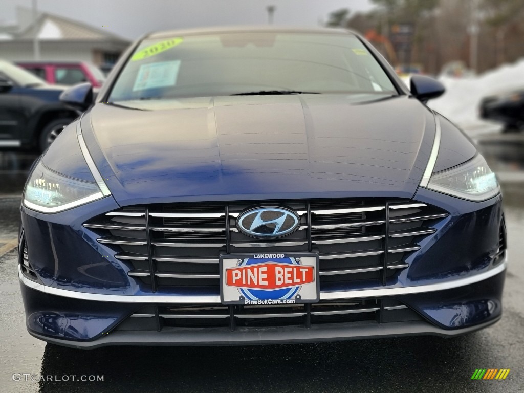 2020 Sonata SE - Stormy Sea / Black photo #9