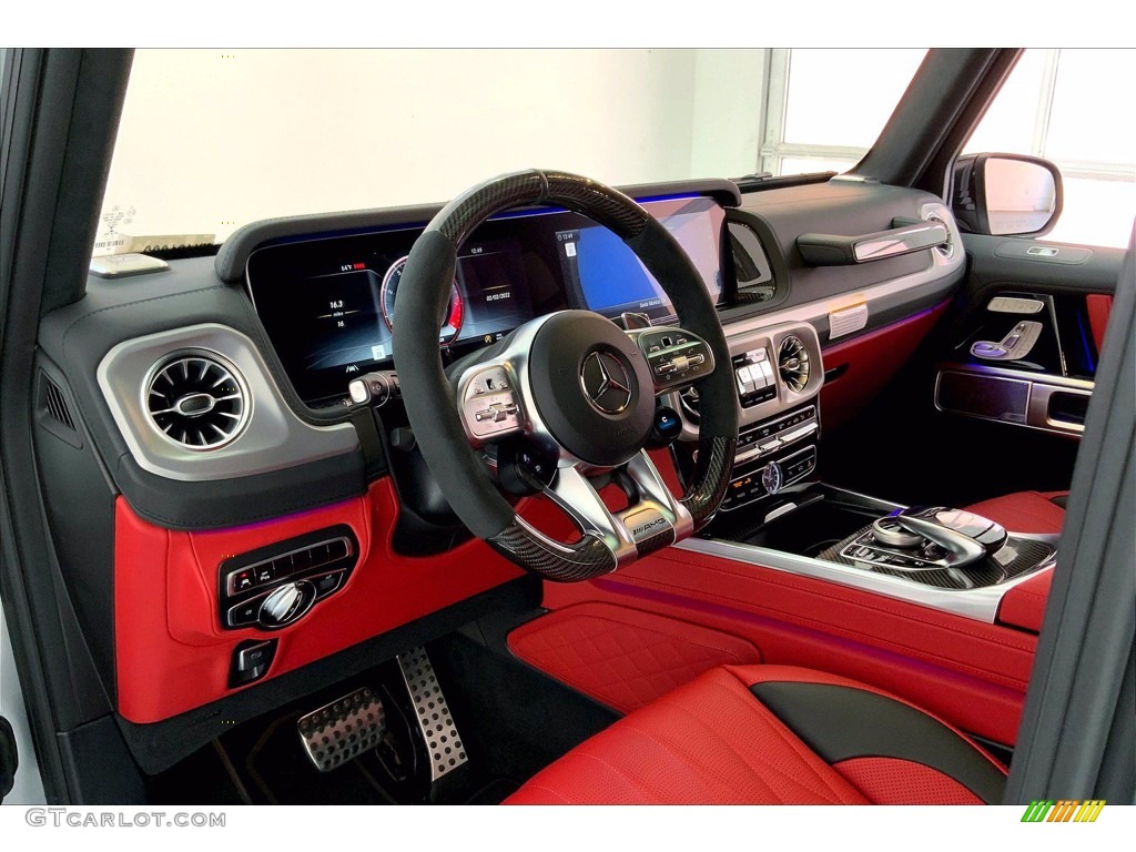 designo Classic Red/Black Interior 2021 Mercedes-Benz G 63 AMG Photo #143668541