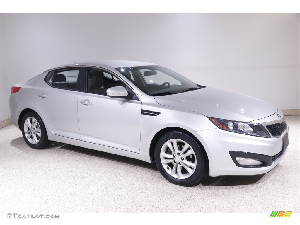 2013 Optima LX - Bright Silver Metallic / Gray photo #1