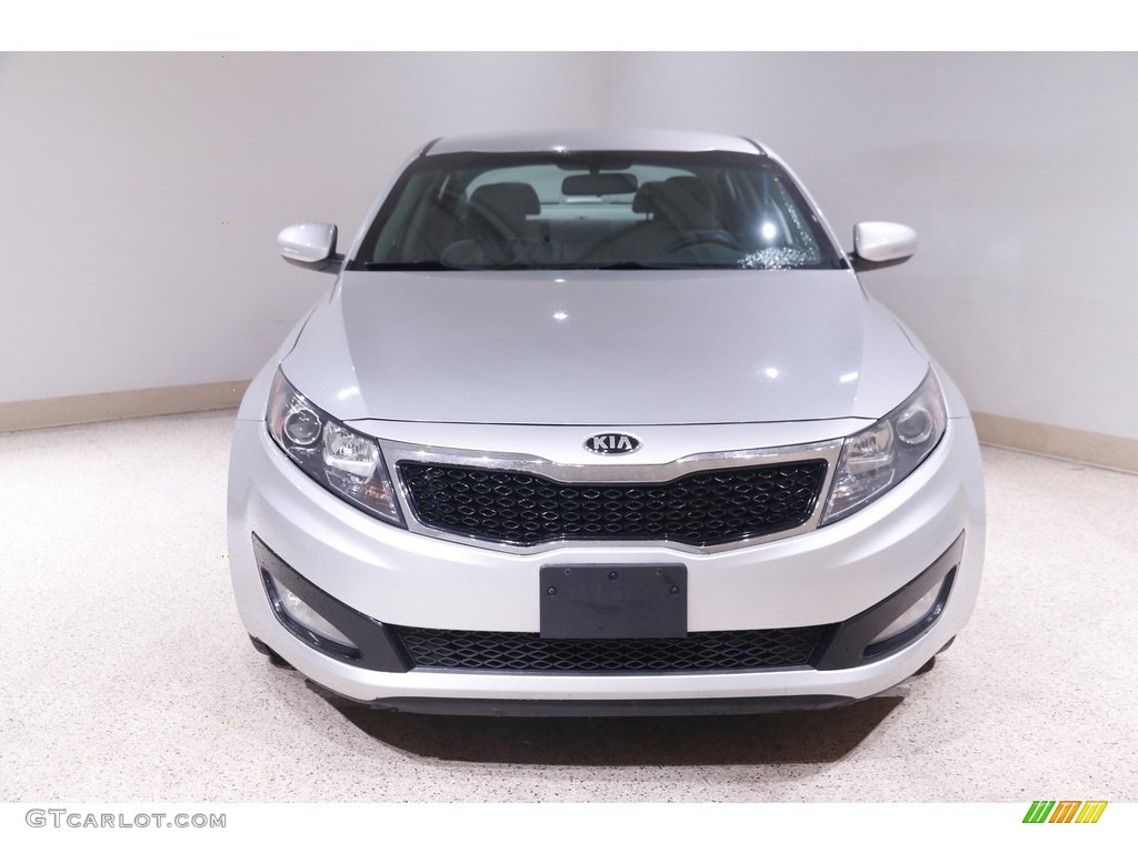 2013 Optima LX - Bright Silver Metallic / Gray photo #2