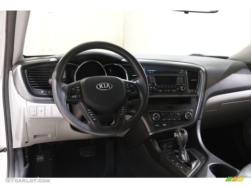 2013 Optima LX - Bright Silver Metallic / Gray photo #6