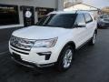 2018 White Platinum Ford Explorer Limited 4WD  photo #2