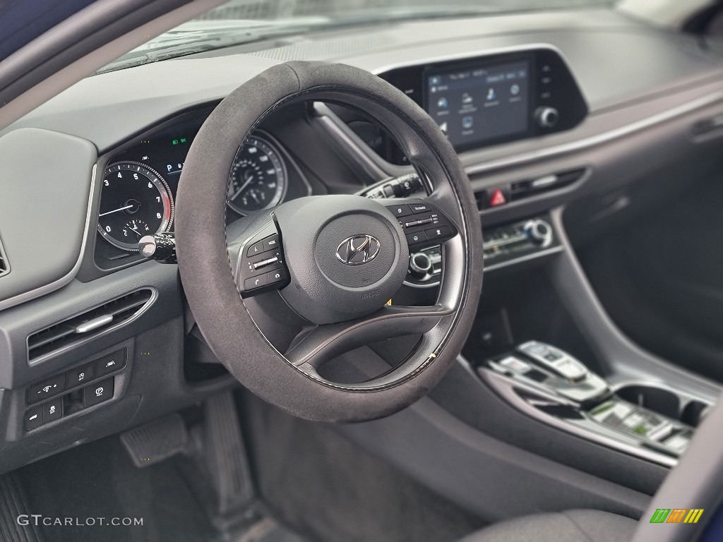 2020 Sonata SE - Stormy Sea / Black photo #26
