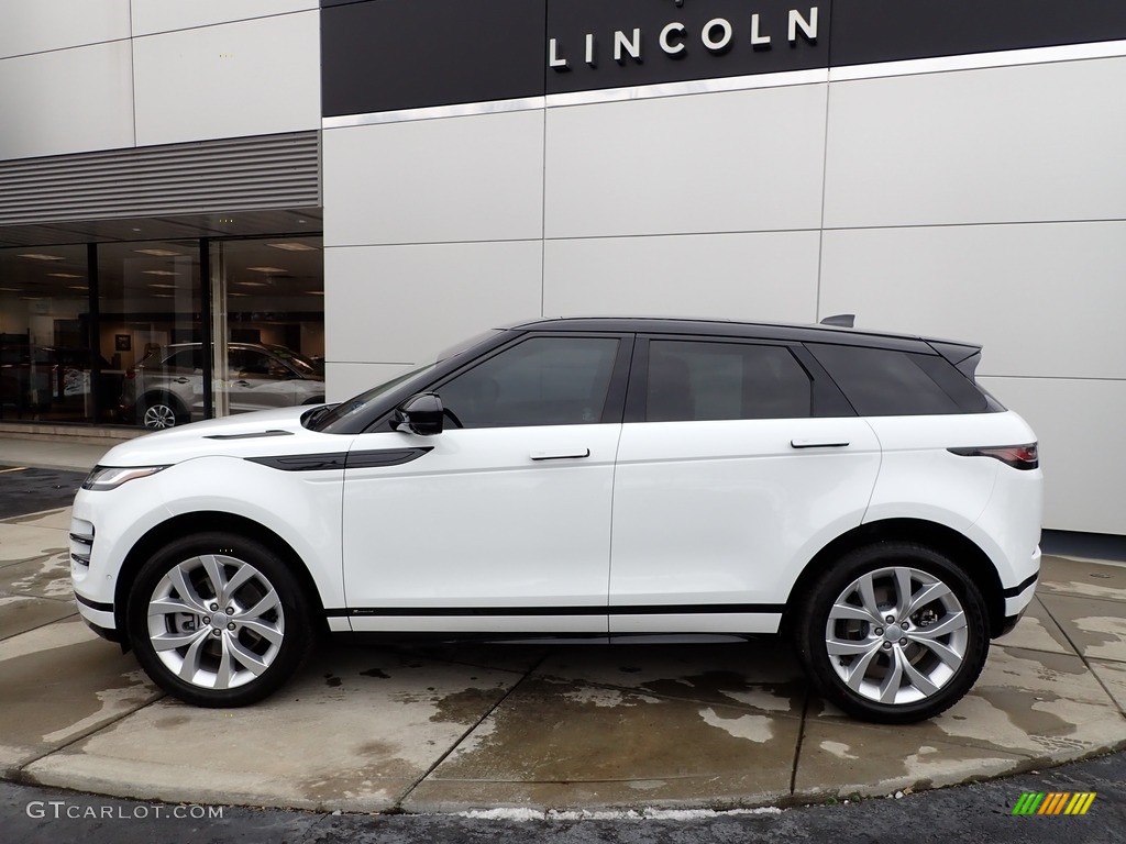 Fuji White 2021 Land Rover Range Rover Evoque S R-Dynamic Exterior Photo #143669285