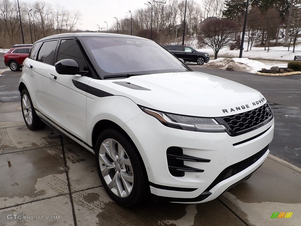 Fuji White 2021 Land Rover Range Rover Evoque S R-Dynamic Exterior Photo #143669420