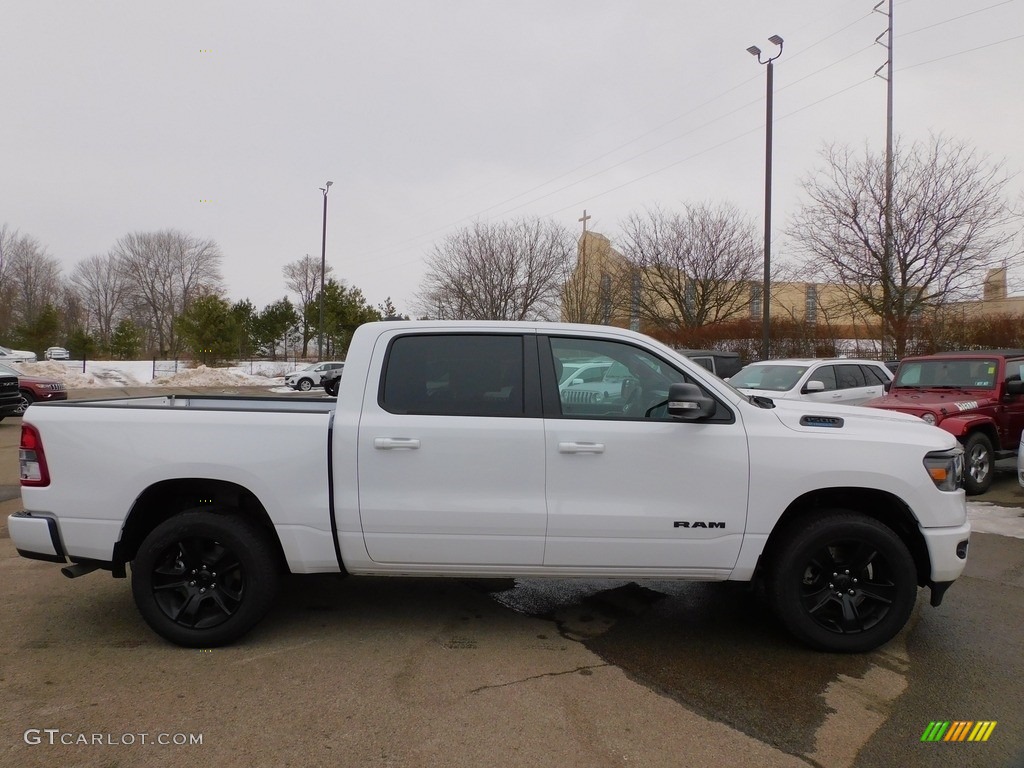 2022 1500 Big Horn Crew Cab 4x4 - Bright White / Black photo #4