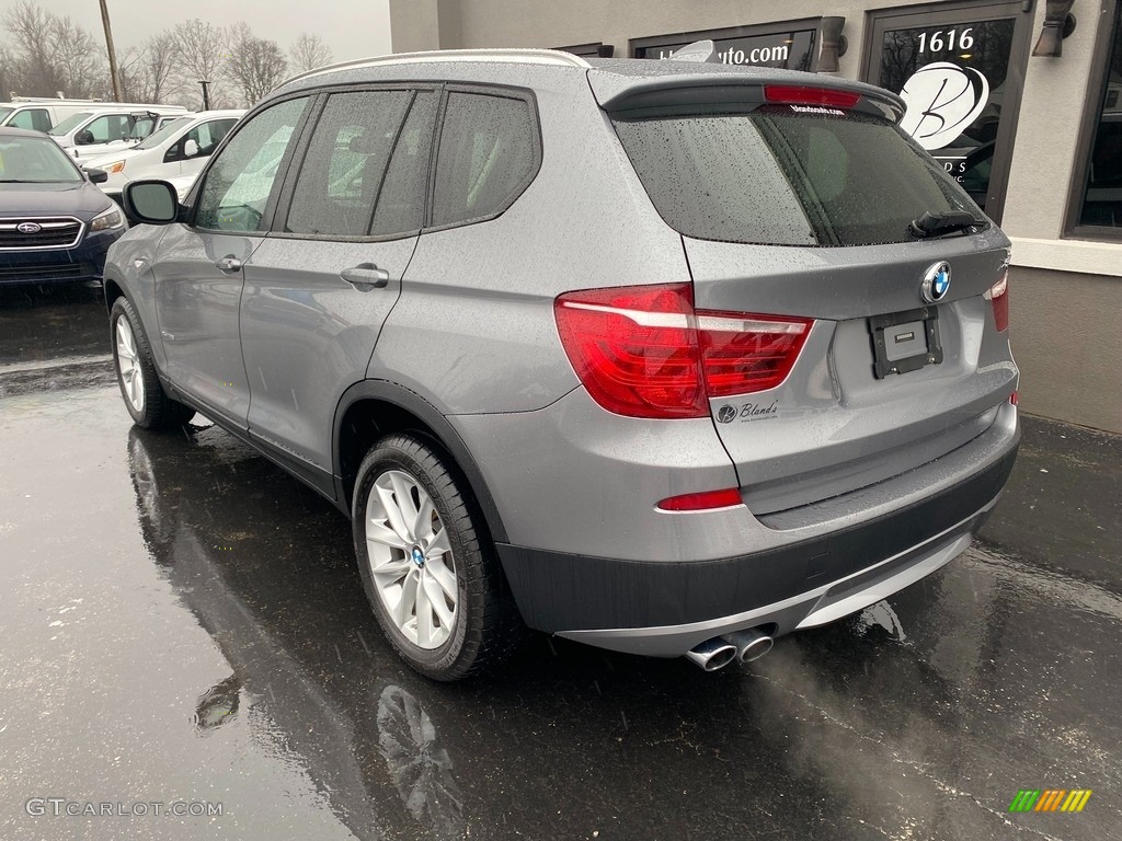 2014 X3 xDrive28i - Titanium Silver Metallic / Black photo #7