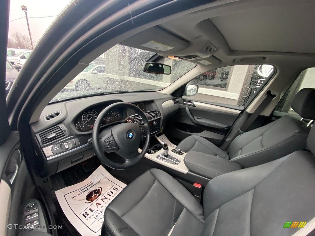 2014 X3 xDrive28i - Titanium Silver Metallic / Black photo #14