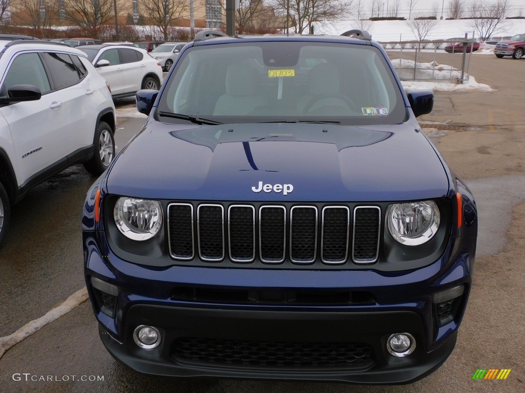 2021 Renegade Latitude 4x4 - Jetset Blue / Black/Ski Gray photo #2