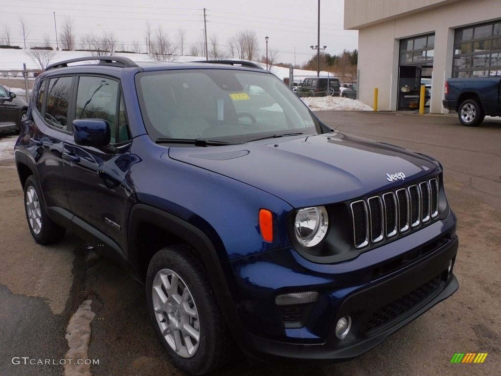 2021 Renegade Latitude 4x4 - Jetset Blue / Black/Ski Gray photo #3
