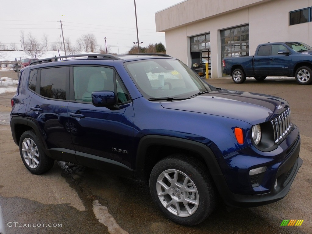 2021 Renegade Latitude 4x4 - Jetset Blue / Black/Ski Gray photo #4