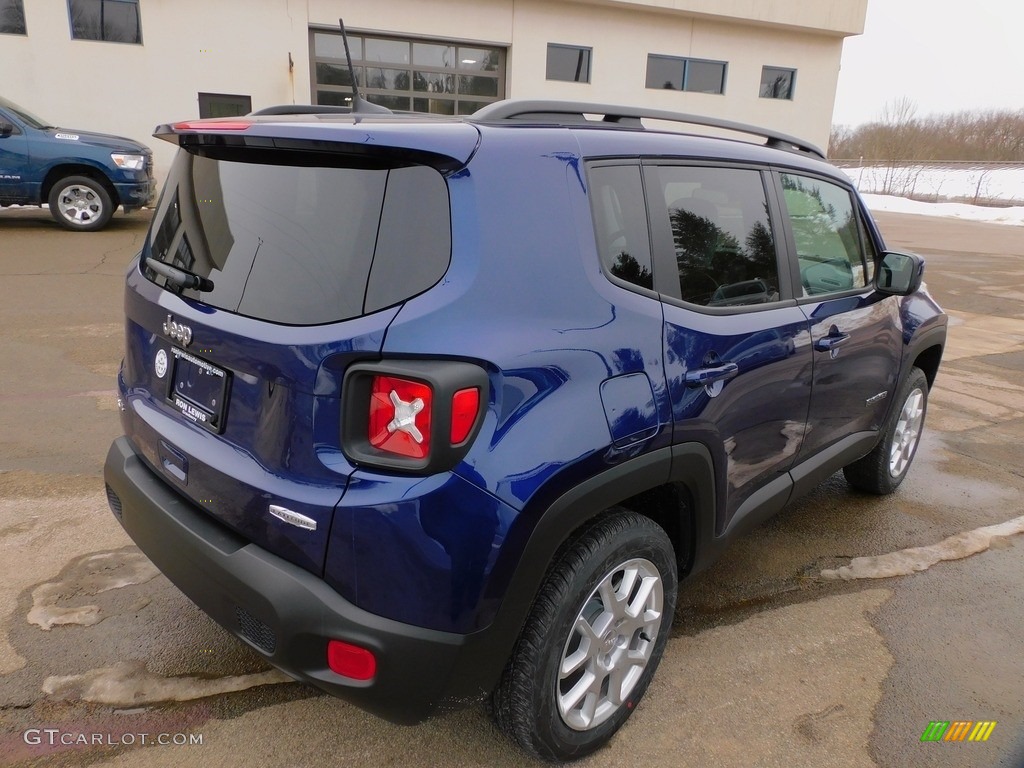 2021 Renegade Latitude 4x4 - Jetset Blue / Black/Ski Gray photo #5