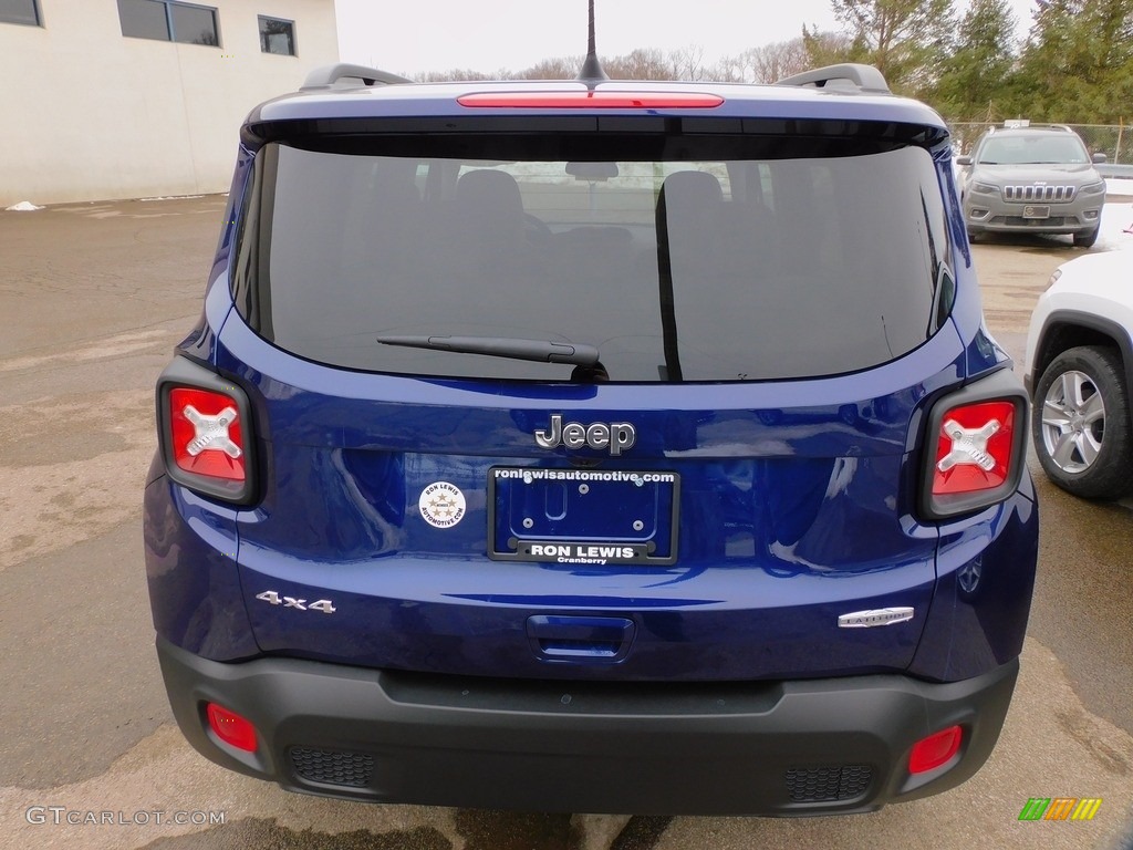 2021 Renegade Latitude 4x4 - Jetset Blue / Black/Ski Gray photo #6