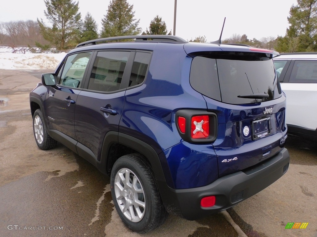 2021 Renegade Latitude 4x4 - Jetset Blue / Black/Ski Gray photo #8