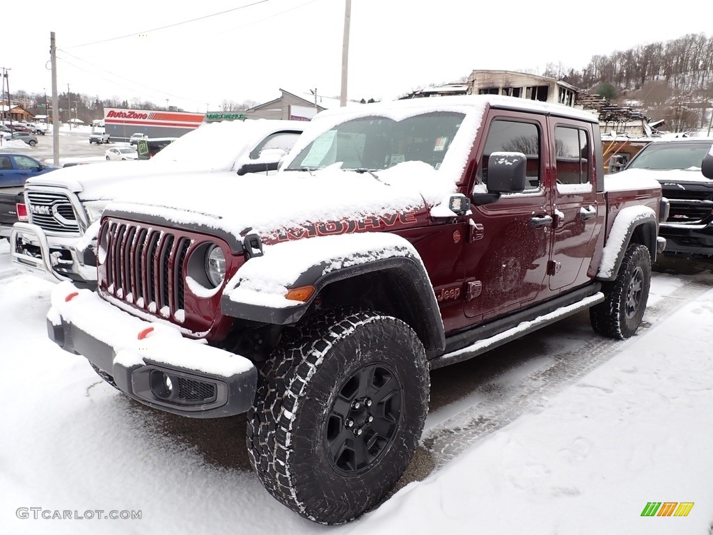2021 Gladiator Mojave 4x4 - Snazzberry Pearl / Black photo #1