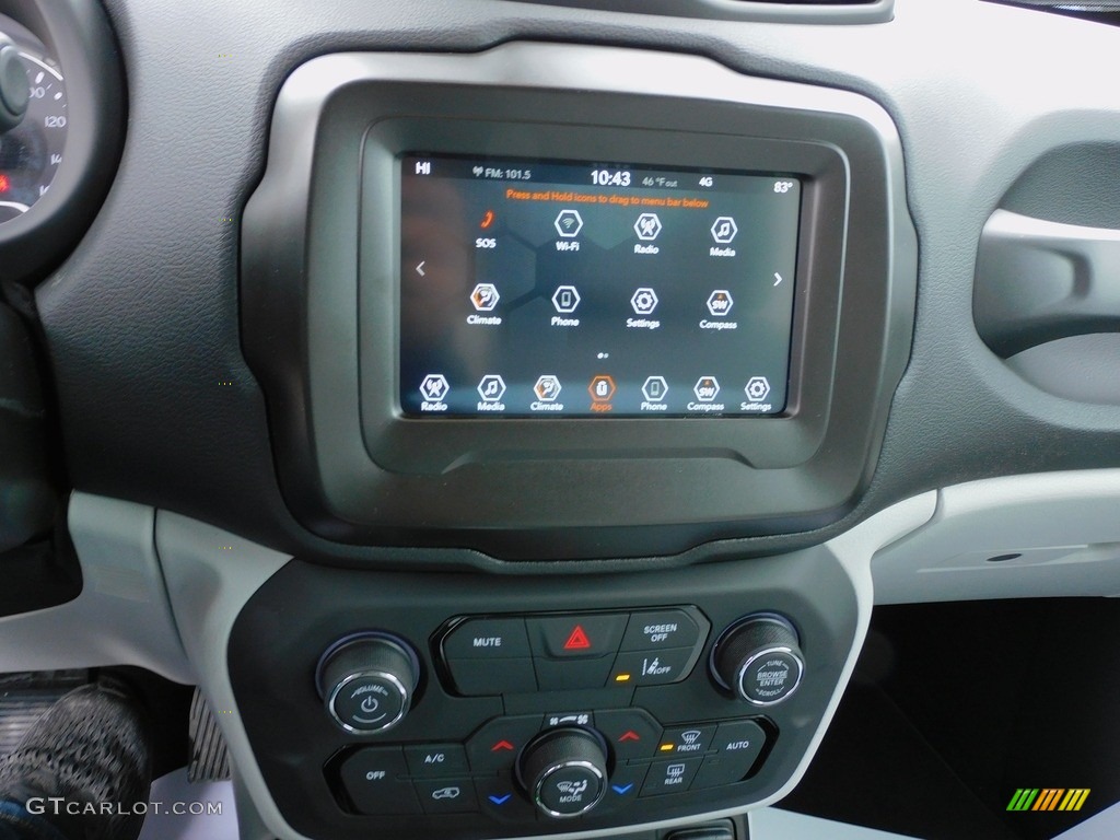2021 Renegade Latitude 4x4 - Jetset Blue / Black/Ski Gray photo #15