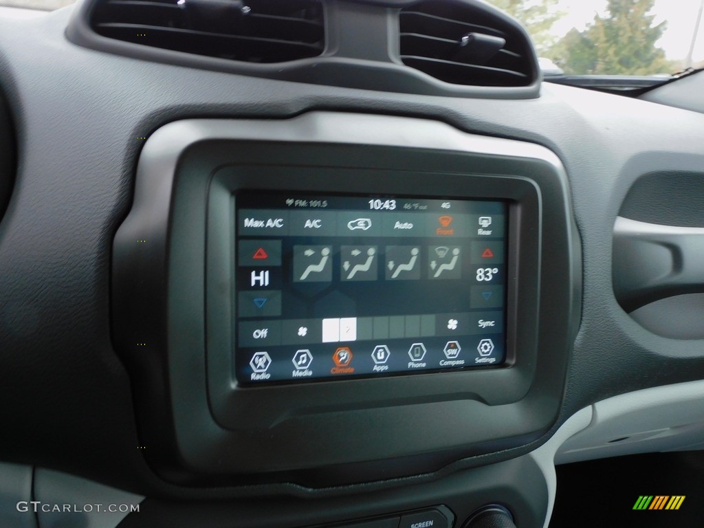 2021 Renegade Latitude 4x4 - Jetset Blue / Black/Ski Gray photo #16