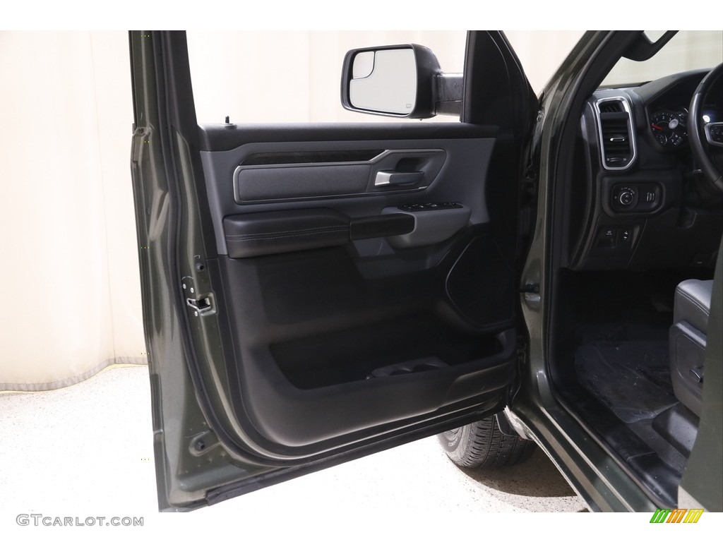 2021 1500 Big Horn Quad Cab 4x4 - Olive Green Pearl / Diesel Gray/Black photo #4