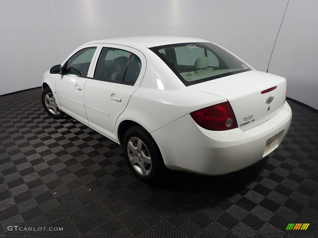 2007 Cobalt LS Sedan - Summit White / Gray photo #7