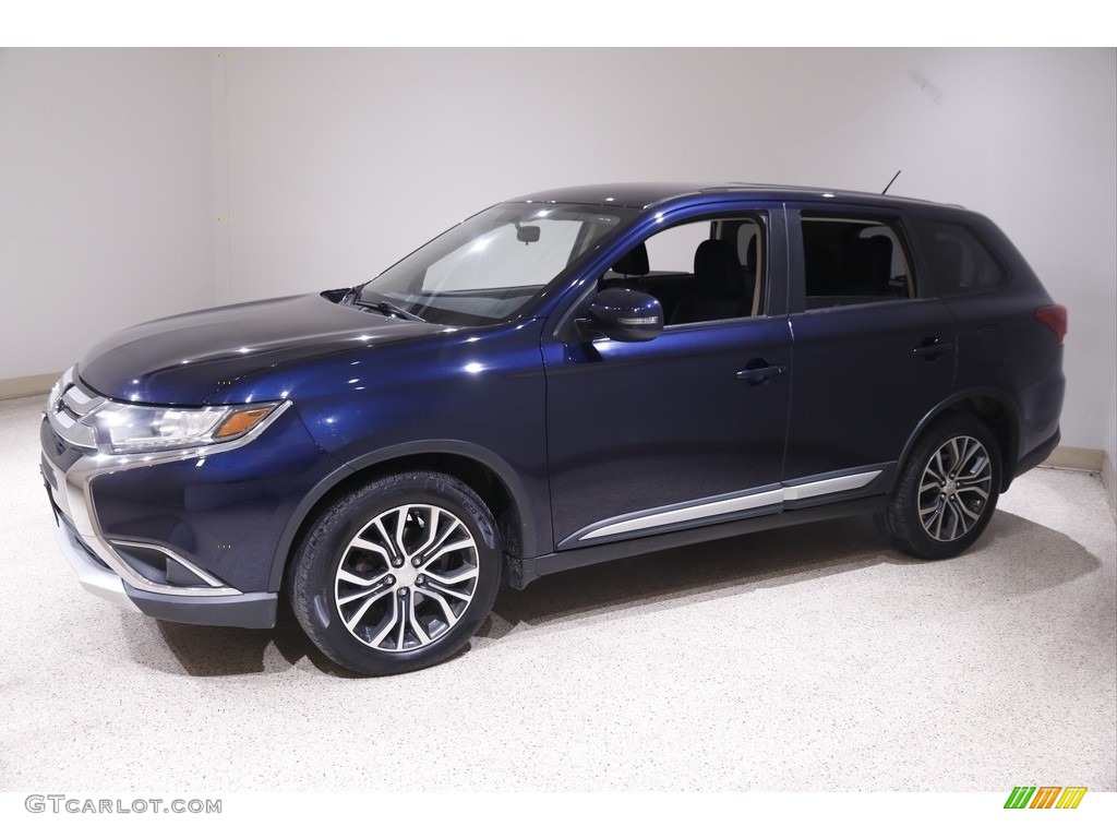 Cosmic Blue 2016 Mitsubishi Outlander ES S-AWC Exterior Photo #143672099