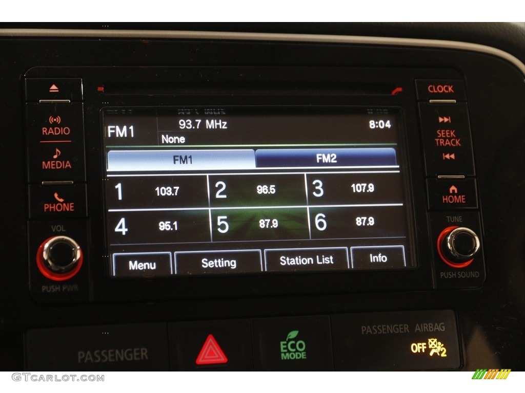 2016 Mitsubishi Outlander ES S-AWC Audio System Photo #143672219