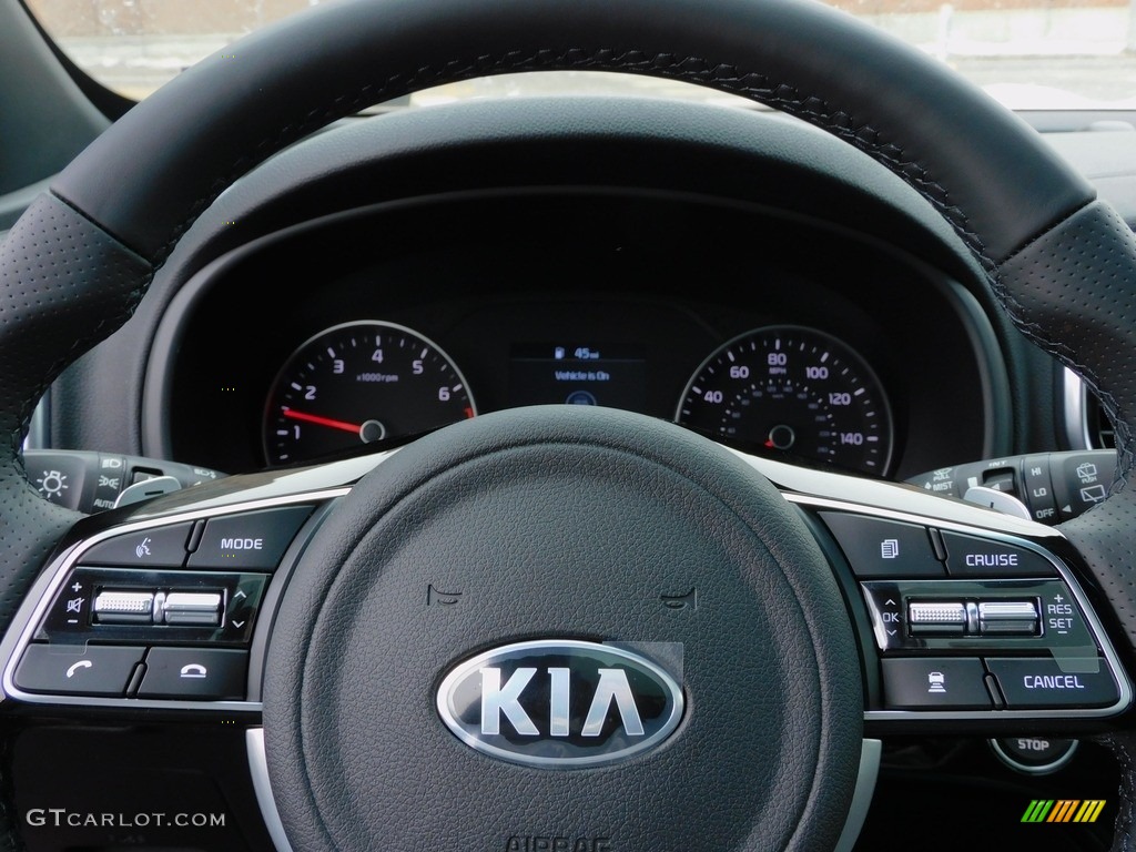 2022 Kia Sportage Nightfall Edition AWD Black Steering Wheel Photo #143672285